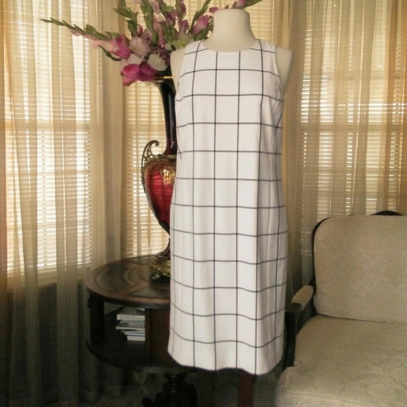 Worth New York window pane dress - Picture 2 of 6